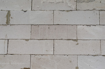 background of masonry wall of aerated concrete block