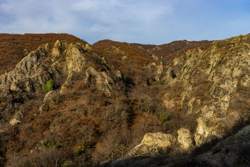 Birtvisi canyon in Georgia