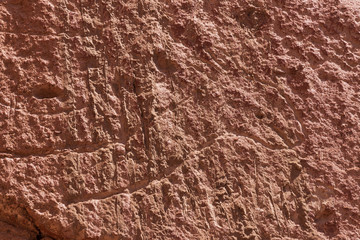 Petroglyph at Jere Valley near San Pedro de Atacama in Chile.