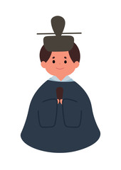 雛祭り　3月のイラスト　お内裏様