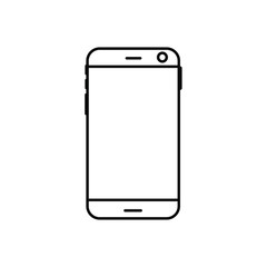 phone vector icon. mobile illustration symbol. smartphone sign. 