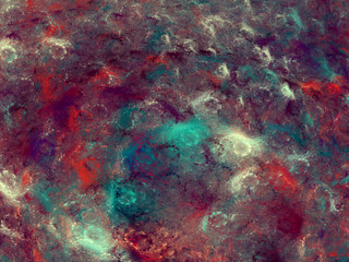 Obraz na płótnie Canvas red abstract fractal background 3d rendering illustration