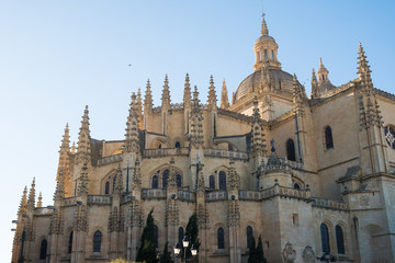  Head of the cathedral in Segovia, Castilla y León, Spain