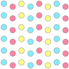 abstract background with polka dots