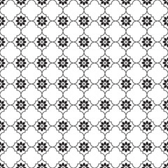 Seamless pattern geometric.Black and white background.Design for background