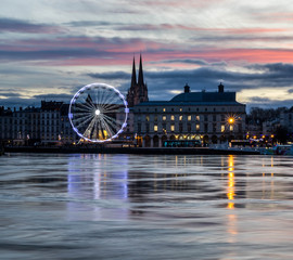 Fototapeta premium Grande roue à Bayonne en France