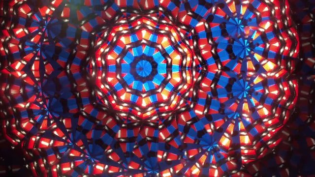 Blue, red, yellow and white background