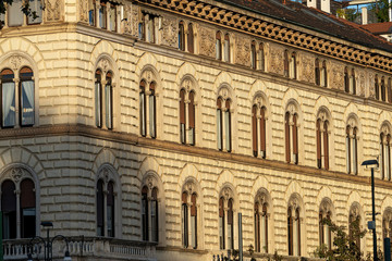 Fototapeta na wymiar Milan, historic palace in the square of the castle