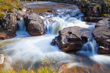Rapids at the River Etive in Glen Etive