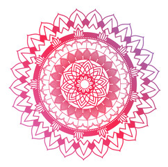 Mandala patterns on white background