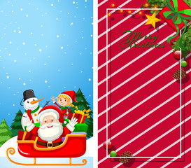 Background templates with christmas theme