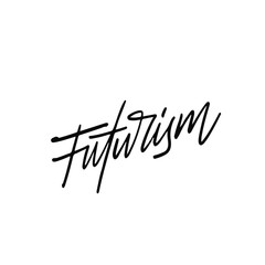 Futurism. Hand drawn isolated emblem. Good for scrap booking, posters, T-shirts, greeting cards, banners.