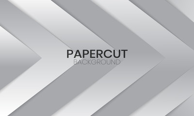 Obraz premium Background With White And Gray Color Paper