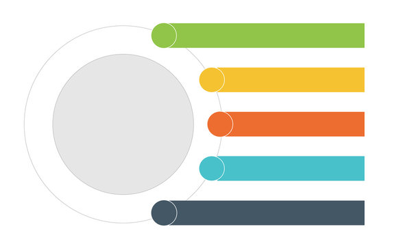 Template Infographics ,bullet List For Diagram Data Elements