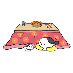 こたつでまったり