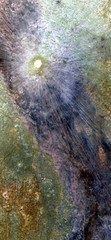 supernova,  vertical abstract photography of the deserts of Africa from the air, aerial view of...