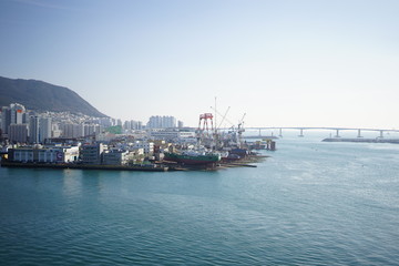 韓国, 釜山, 建築, 観光, 松島スカイウォーク, 甘川洞文化村,...