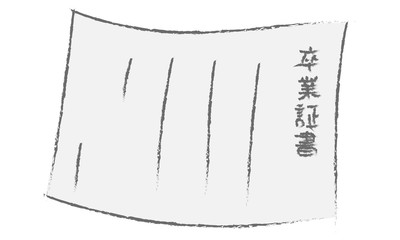 卒業証書