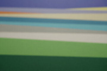 Abstract landscape out of colors with sky and fields