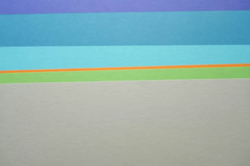 Landscape composition out of pure colors