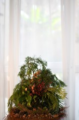 window, christmas,house, decoration,interiorcelebration, table, beautiful