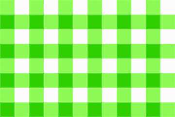 vector Green and white Gingham check pattern design illustration for printing on paper, wallpaper, covers, textiles, fabrics, for decoration, decoupage, and other.