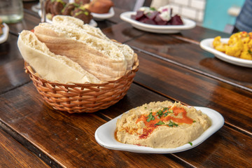 Hummas with Pita