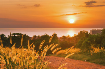 Sunset at the beach, Vietnam