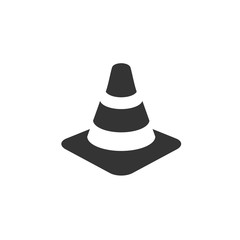 traffic cone icon vector illustration for graphic design and websites