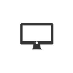 monitor icon vector illustration for graphic design and websites