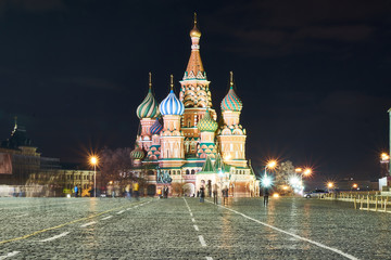 Obraz premium Saint Basil's Cathedral, Moscow, Russia