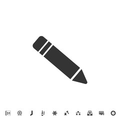 pencil icon vector illustration for graphic design and websites