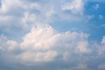 Fototapeta na wymiar Blue sky with clouds background, Beautiful Amazing shape