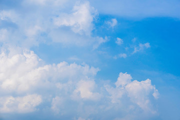 Blue sky with clouds background, Beautiful Amazing shape