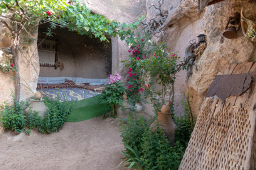 Fototapeta na wymiar Cave dwelling in rose valley