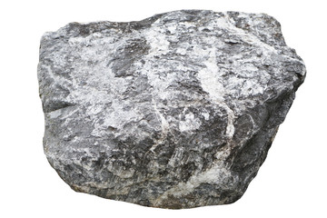 stones white background. Clipping Path