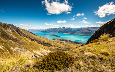 Lord of the Rings filming location, landscape panorama of Glenorchy