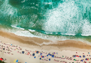 Vista aérea de uma Praia tropical