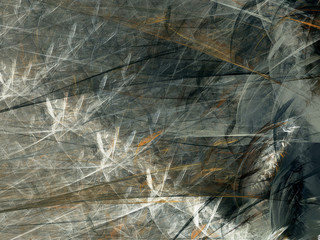 Fototapeta na wymiar black and white abstract fractal background 3d rendering illustration