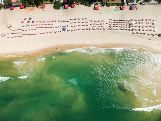 Vista aérea de uma Praia tropical