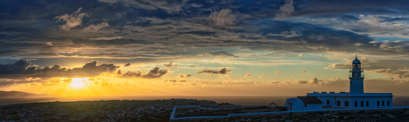 lighthouse on the coast of Minorca