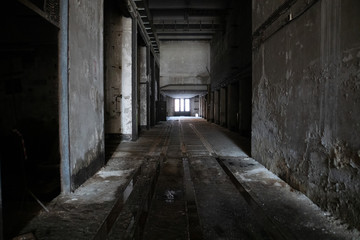Fototapeta na wymiar Kelenföld: An Abandoned Art-Deco Power Station in Budapest