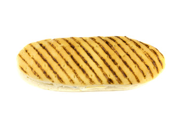 panini sandwich on a white background