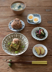 焼き茄子あんかけ