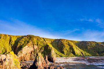 Dramatic coastal landscape at Bloody Foreland, Donegal, Ireland