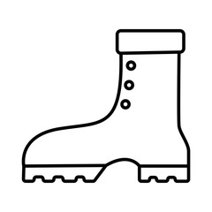 Boot icon vector 