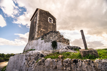 old house in the mountains