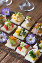 カラフルなキャロットケーキ