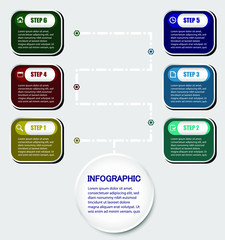 set of infographic elements