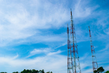 televison transmitter tower